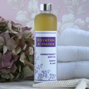 Aromatherapy Bath Oil balance and calm